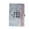 Caderno Papertalk Pink Stone MINI PAUTADO Mármore Ótima Pap.