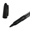 Marcador permanente traço médio 1-3mm Preta Bazze