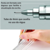 Lapiseira técnica Pentel 0.3mm Graph Rock Cor Chumbo - Image 4