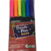 Caneta Pincel Brush Pen Lettering 6 cores Neon Marca Newpen - Image 3