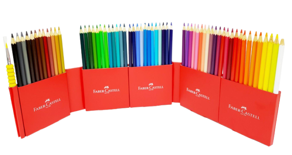 Lápis de cor aquarelável Ecolápis Faber-Castell 60 cores - Image 5