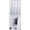 Caneta Marcador Pictom embalagem 4 Tons Cinza Frio Artools