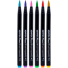 Caneta Pincel Brush Pen Lettering 6 cores Neon Marca Newpen - Image 2