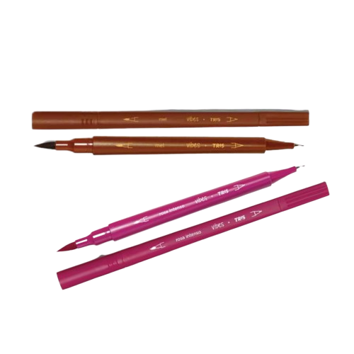 Caneta Sketch Vibes Pincel+Fina 12 cores Boho Chic TRIS - Image 2