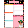 Bloco planner Diário 60 folhas decoradas Dog Caramelo