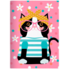 Caderno Pontado 13x18cm Me encanta 60pg 90g/m² Gato óculos