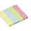 Bloco notas adesivas Marca páginas Pastel 19x76mm BRW 400Fls - Image 2