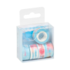 Kit Dispenser e 5 Fitas adesivas Washi Tape BRW Azul claro - Image 2