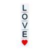 Acessório LikeU palavra Love + Coração Caderno Inteligente