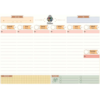 Bloco Planner semanal 52Fls decoradas Harry Potter Jandaia