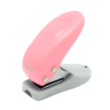 Perfurador de papel 1 furo Cor Rosa pastel Marca Molin