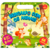 Livro atividades colorir + adesivos Maleta Animais Tilibra