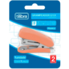 Grampeador Mini G101 c/ extrator de grampos Tilibra Salmão - Image 3