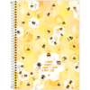 Caderno Universitário 10 Matérias Tilibra Honey Bee Colméia