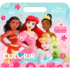 Livro atividades colorir + adesivos Maleta Princesas Tilibra