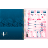 Caderno Colegial 1 matéria Tilibra Aloha flamingo brilho - Image 3